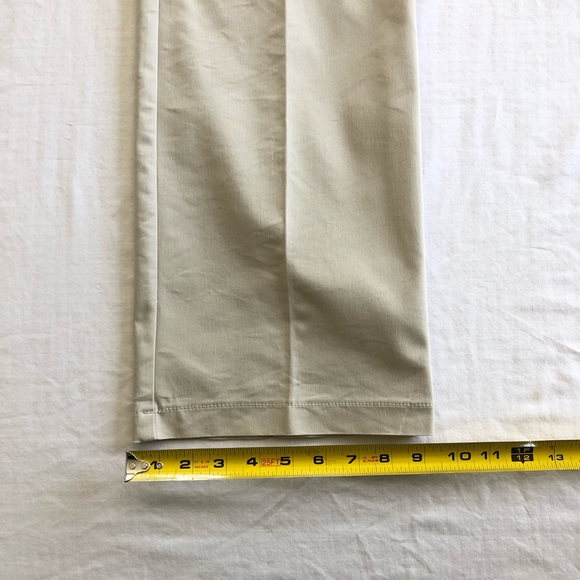 Women's Dockers Wide Straight Leg Pants Light Tan Khakis Sz 8 Long, Inseam = 34” - Picture 10 of 14